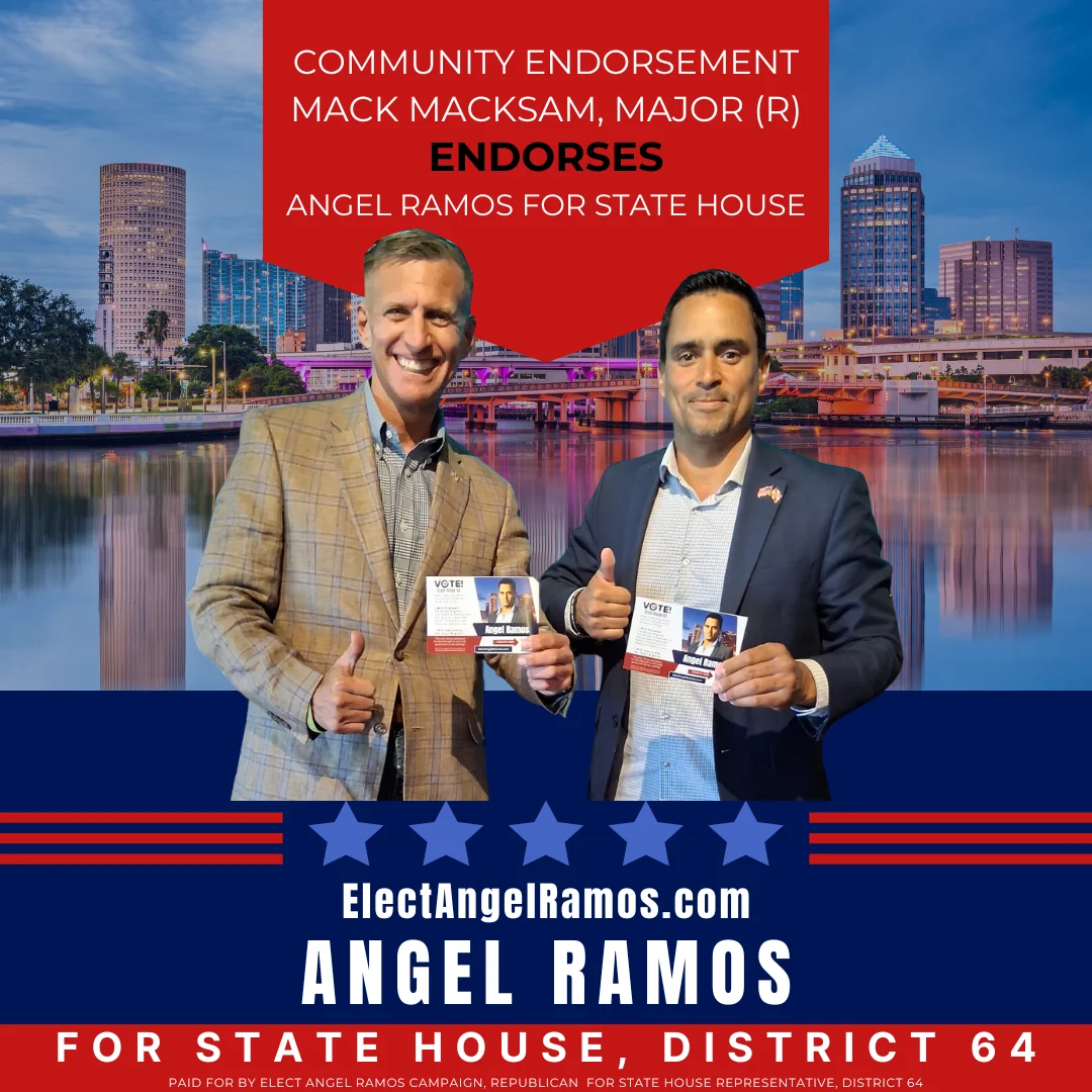 Major Mack Macksam Endorses Angel Ramos for State House Representative District 64