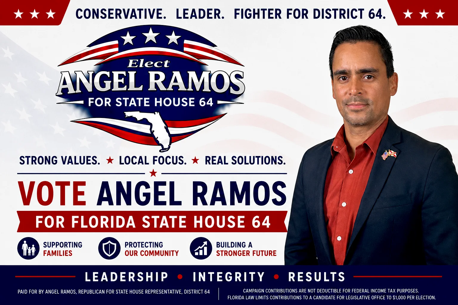 Elect Angel Ramos for State House Representative, District 64