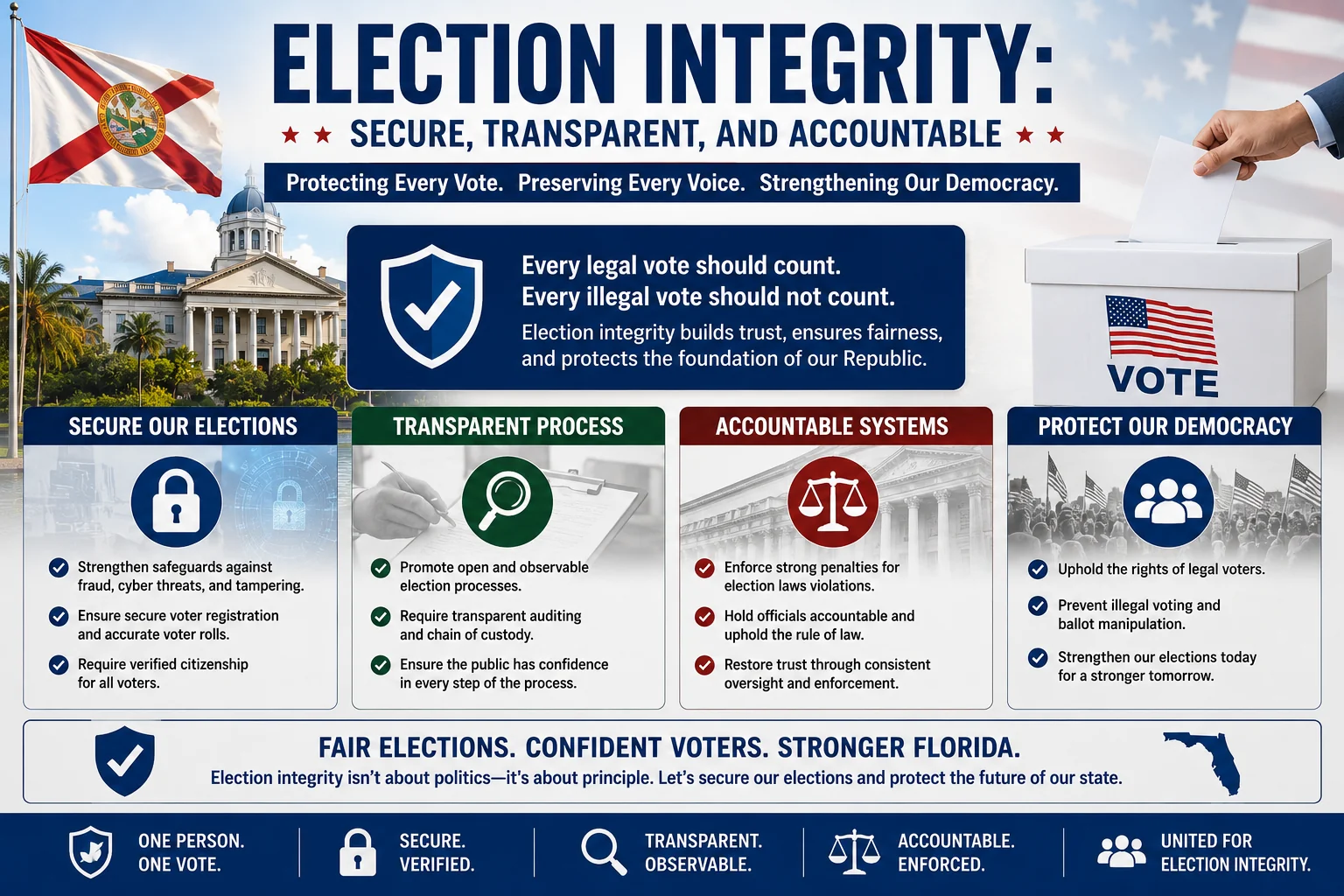 Election integrity isn’t about one solution—it’s about strengthening every step of the process, from ballot security to final certification.